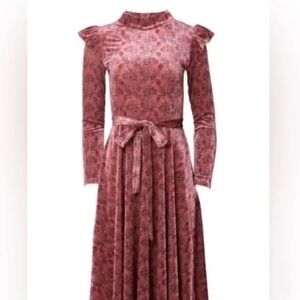 Ivy City Co Mauve Long Sleeve Dress